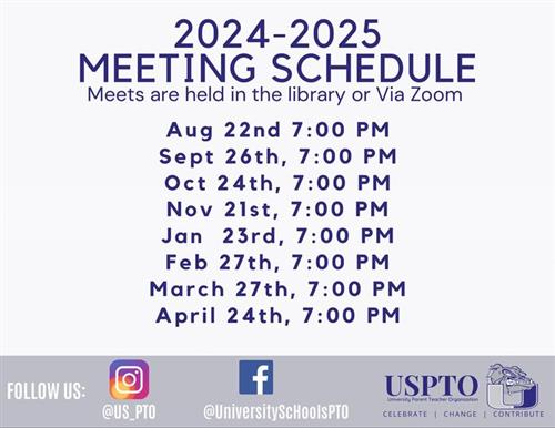 Meeting Schedule